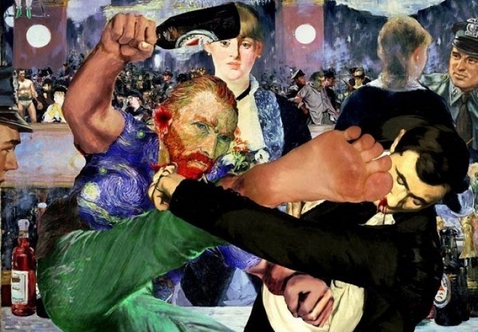 UVRNUTA UMJETNIČKA DJELA: Zamislite Mona Lisu i Van Gogha kako se voze u kabrioletu! 