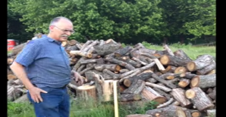 Ovaj deka će vam pokazati kako se " bez pol muke " cijepaju drva! (VIDEO)