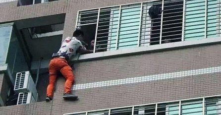 On je cijelu noć visio na zgradi jer je muž od ljubavnice došao prije vremena!