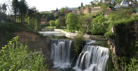 The Waterfall in Jajce