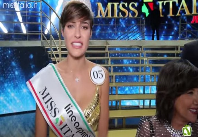 Nepromišljene riječi finalistice na izboru za Miss Italije  ostavile  cijeli svijet u šoku i nevjerici (VIDEO)