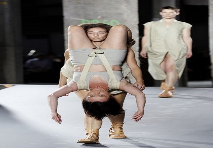 Svijet zgrožen - Na modnoj reviji modeli nose LJUDE!  (FOTO)