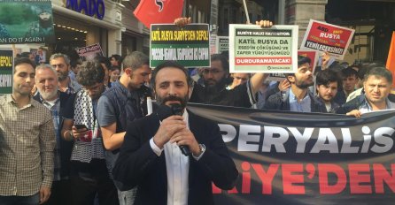 Istanbul: Demonstracije pred konzulatom Rusije zbog ruskih zračnih napada u Siriji