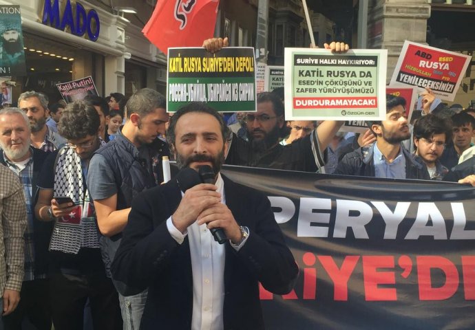 Istanbul: Demonstracije pred konzulatom Rusije zbog ruskih zračnih napada u Siriji