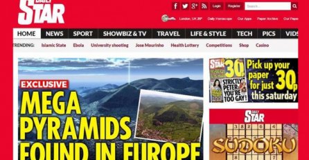 Visočke piramide na naslovnici britanskog Daily Stara: Bosanske piramide bolje od egipatskih