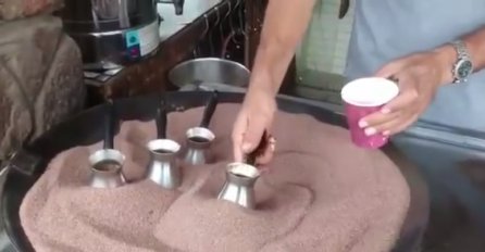 (VIDEO) Oduševit će vas način na koji ovaj čovjek priprema tursku kafu