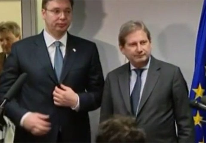 Vučić burno reagovao u Bruxellesu, pale teške riječi