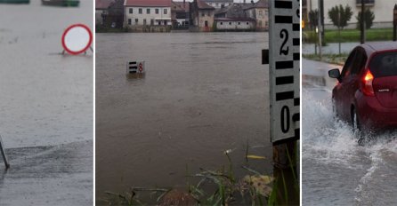 Svi strepe od najgoreg: Zgrade potopljenje, vodena bujica nosi sve pred sobom, vatrogasci na terenu