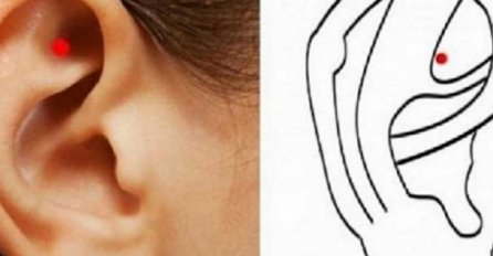 Masirajte ovu točku na uhu i stres će nestati dok trepnete