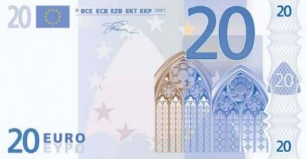 Nova novčanica od 20 eura u opticaju u novembru