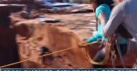 "Raskidam s tobom" : Momak gurnuo djevojku sa litice od 120 metara! (VIDEO) 