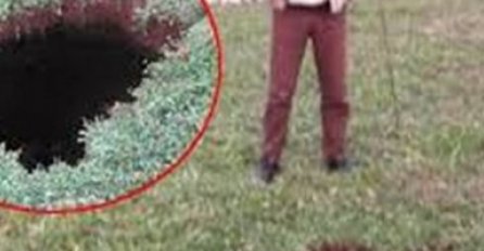 Dok je radio na farmi ugledao je rupu na zemlji: Nije očekivao da će ovo zateći unutra! 