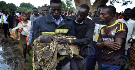 Prve potresne fotografije  pada aviona u Južnom Sudanu