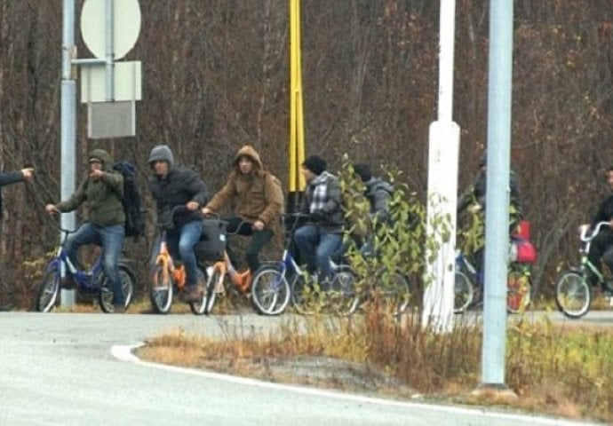 Izbjeglice preko arktičke granice biciklima stižu u Norvešku