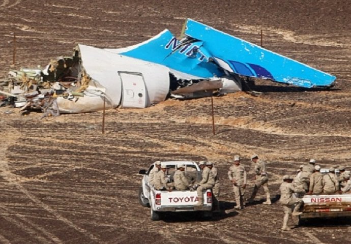 SAD: Bomba uzrok pada ruskog aviona iznad Sinaja