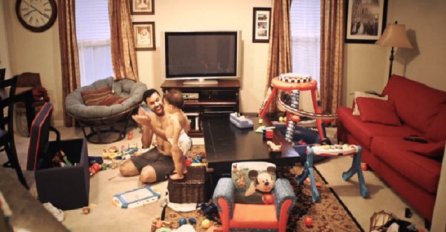 Kada tata i sin ostanu sami kod kuće evo šta se dogodi 