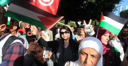 Hiljade Tunižana učestvovalo na demonstracijama podrške Palestini