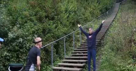 Za samo jednu minutu pretrčao 400 metara stepenica  (VIDEO)