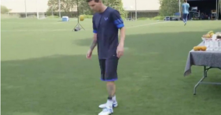 Messi se oporavlja tako što žonglira narandžu!?
