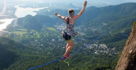 Nevjerovatan poduhvat: Hodala je po žici 840 metara iznad nivoa mora, ali to nije najstrašnije u ovoj priči