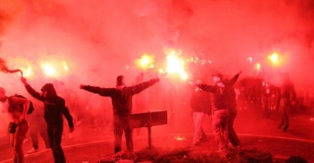 BH Fanaticosi "zapalili" Zenicu pred susret sa Irskom (FOTO)