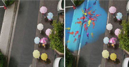 NEOBIČNA UMJETNOST: Šareni murali koji se pojavljuju samo po kiši