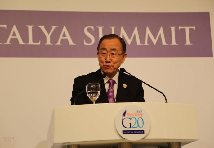 Ban Ki-moon na Samitu G20: Prilika za lidere da okončaju nasilje u svijetu