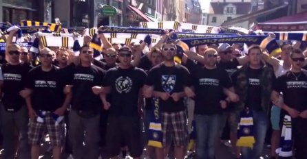 (VIDEO) Irska je večeras plavo-žuta: Navijači BiH na ulicama Dublina 