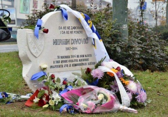 Spomenik poginulom dječaku tokom opsade Sarajeva