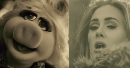 Pop duel: Miss Piggy vs. Adele (VIDEO)