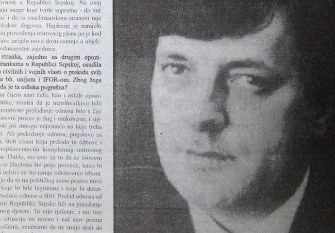 Milorad Dodik 1996. godine: Karadžić i Mladić moraju u Hag