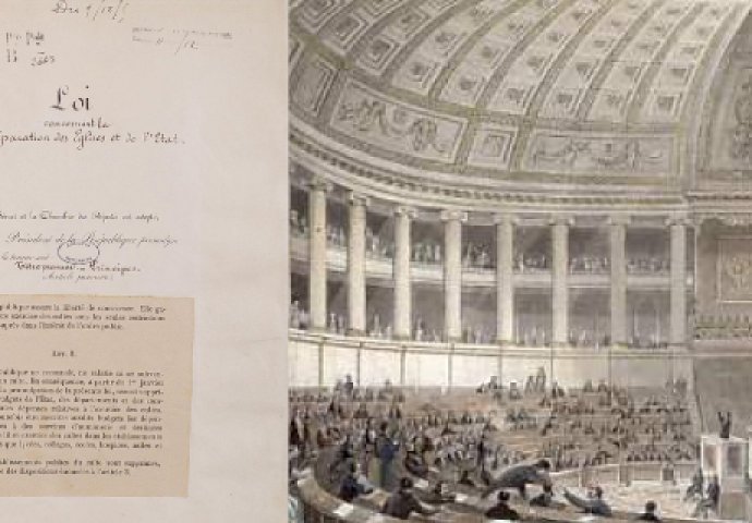 Na današnji dan 1905. godine: U Francuskoj usvojen zakon o odvajanju crkve i države
