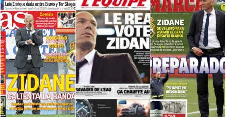 Zidane na naslovnicama: Benitez blizu izlaznim vratima Reala?