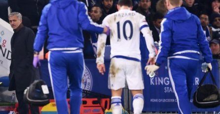 Jedan belgijski list tvrdi da je Hazard odglumio povredu protiv Leicestera