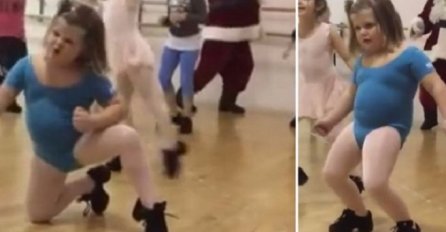 Djevojčica je odlučila ignorisati koreografiju na času plesa, a ono što je uradila postalo je  pravi viralni hit