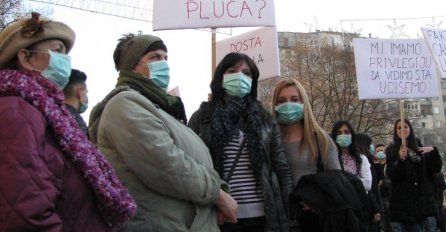 "Koliko vrijede dječija pluća?": Dvije hiljade građana na protestima protiv zagađenja u Lukavcu