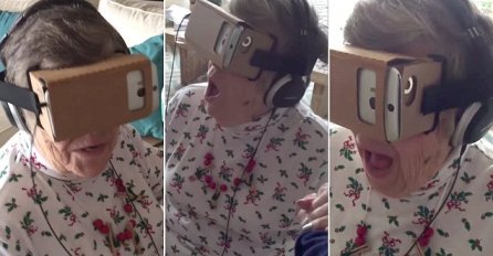 Urnebesno: Bakin prvi susret sa virtuelnom stvarnošću (VIDEO)
