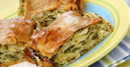 Spinach pie  with phyllo
