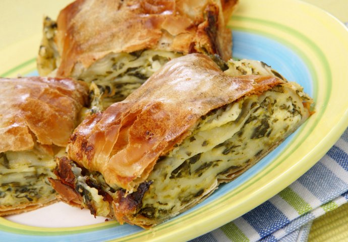 Spinach pie  with phyllo