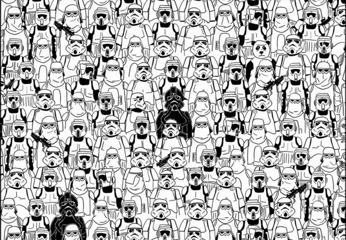 Zagonetke koje su zaludile svijet: Da li možete pronaći pandu na ovoj "Star Wars" fotografiji? 