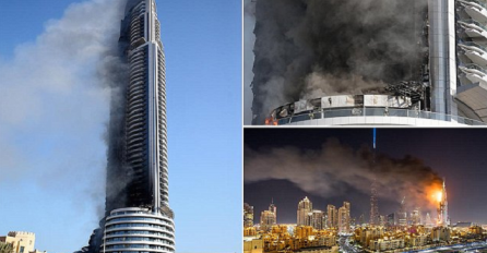 Hotel sa  pet zvjezdica u Dubaiju i dalje gori! 