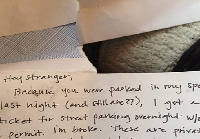 Ostavila poruku strancu koji se parkirao na njeno mjesto, ono što je dočekalo nije mogla da sanja