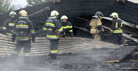 Zapalio se kontejner sa smećem pa izgorio cijeli krov sportske dvorane u Zlatar Bistrici