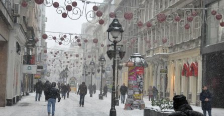 Narandžasti meteoalarm za dijelove Srbije: Beograd pod snijegom i udarima košave 