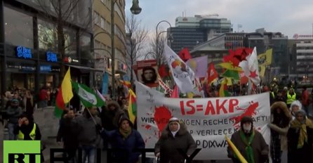 Protest u Berlinu, Nijemci protiv Erdoganove politike prema Kurdima