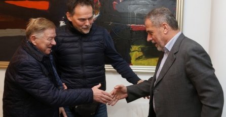 Bandić i Komšić razgovarali o Snježnoj kraljici i EYOF-u