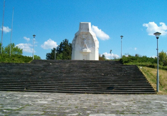 The monument on Banj brdo, Banja Luka