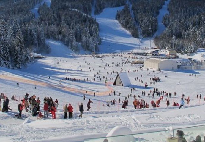 The ski resort at Bjelašnica