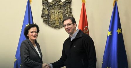 Vučić sa predstavnicom EU o dijalogu Beograda i Prištine i eurointegracijama