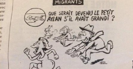 Charlie Hebdo šokira: Mrtvog Aylana prikazali kao silovatelja